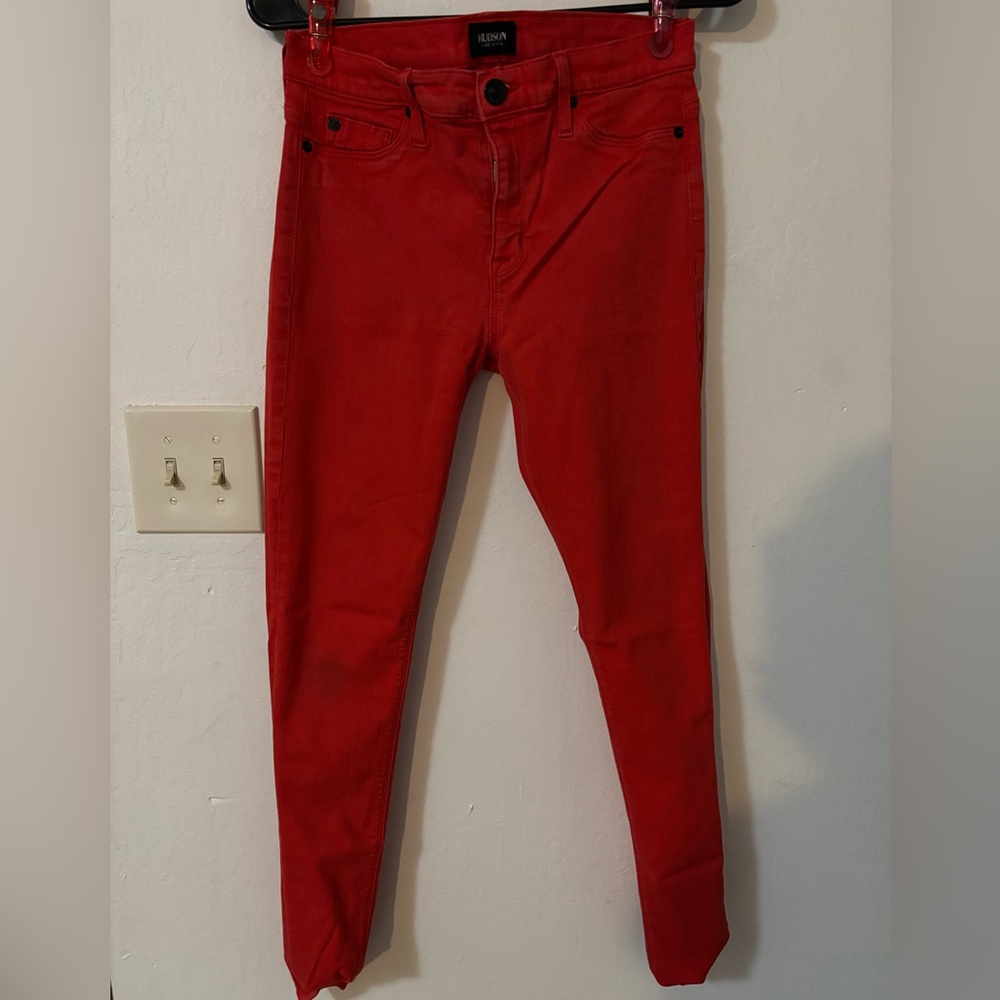 Hudson Jeans Women's Skinny Red Jeans